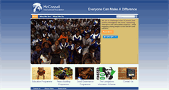Desktop Screenshot of mcconnellinternationalfoundation.org